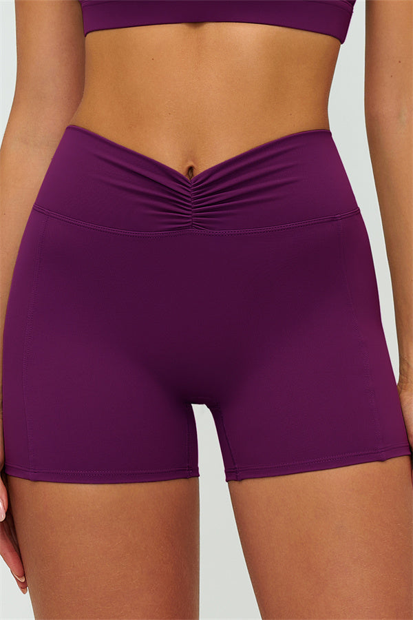 The Lushness V-Back Sports Bra Shorts 2-Piece Set