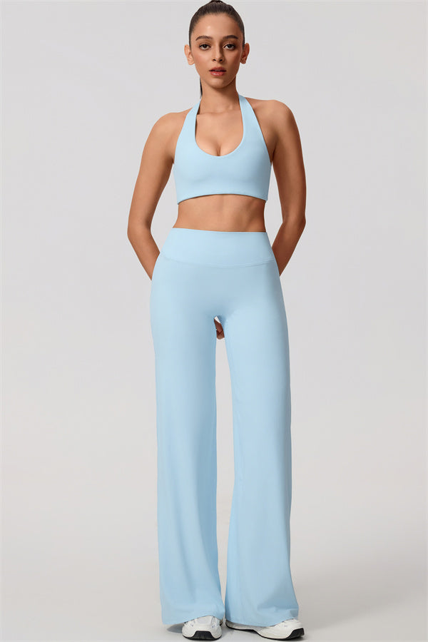 The Nestle Sports Bra Straight Leg Pants 2-Piece Set